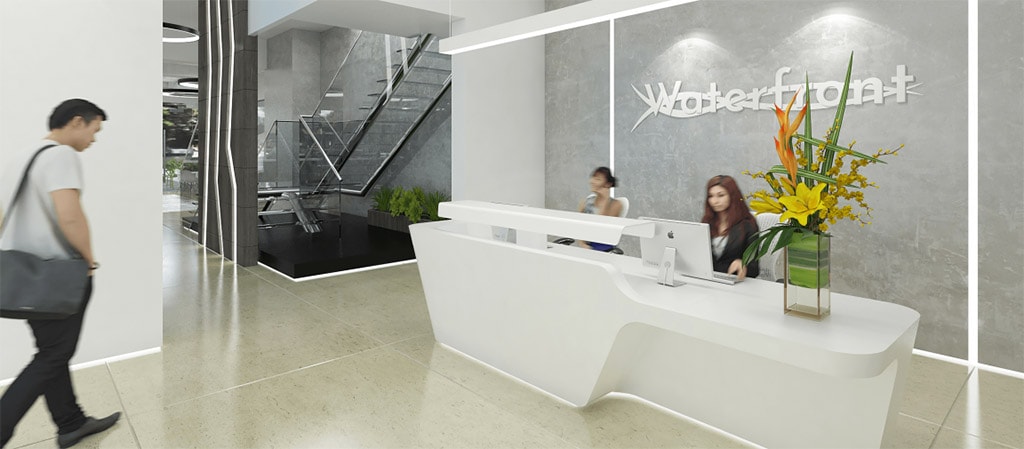 Waterfront, Waterman’s Business Park - reception